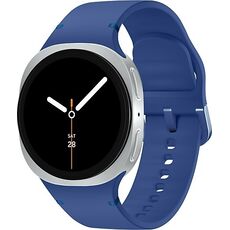 Galaxy Watch8 | 40 мм | 4G LTE | Silver | Sport/Blue | S/M, Размер: 40 мм, Цвет: Silver, Тип ремешка: Sport, Цвет ремешка: Blue, Размер ремешка: S/M, Подключение часов: Bluetooth / Wi-Fi + 4G LTE